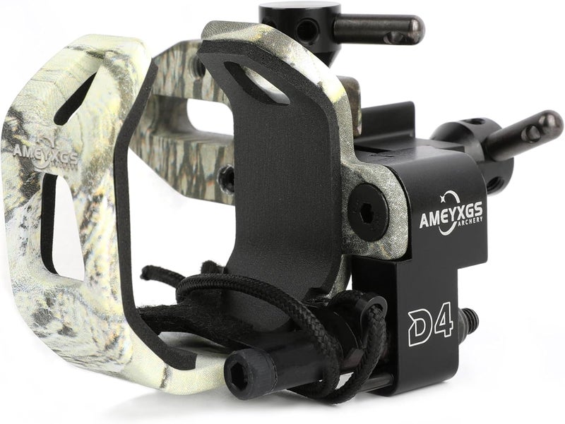 limaity Drop Away Arrow Rest for Compound Bow Right Hand No Spanner Required Four-Way Adjustable Quick-Adjustment Knob Full Containment Cable Activated - Image 1